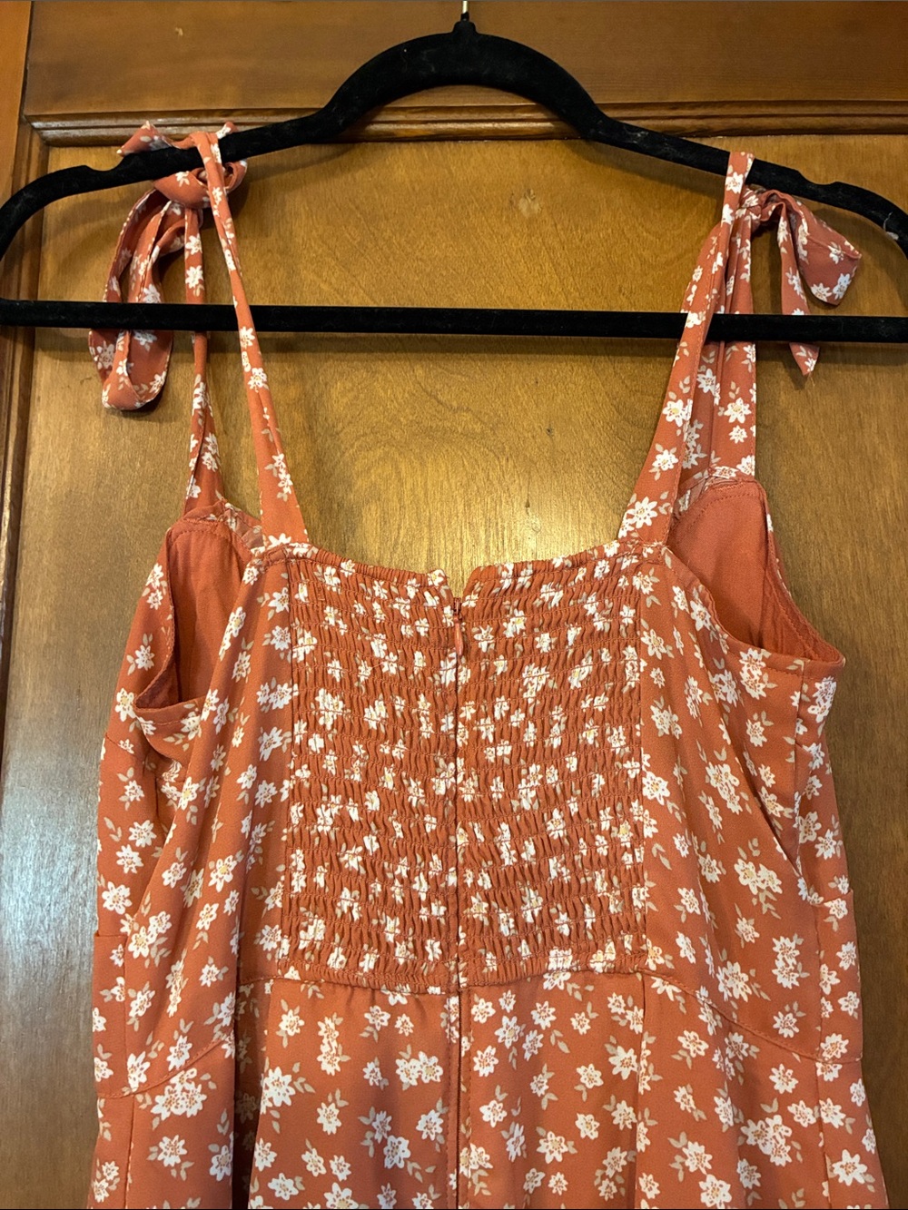 Abercrombie tie strap floral midi dress - Picture 7 of 7